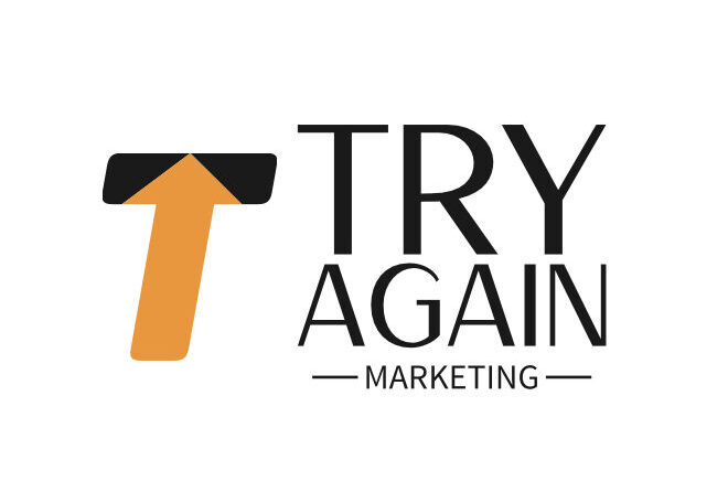 try again marketing logo
